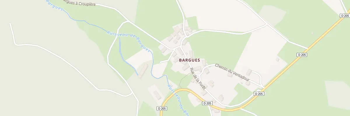 Plan du 5936 Bargues à Marsac-en-Livradois