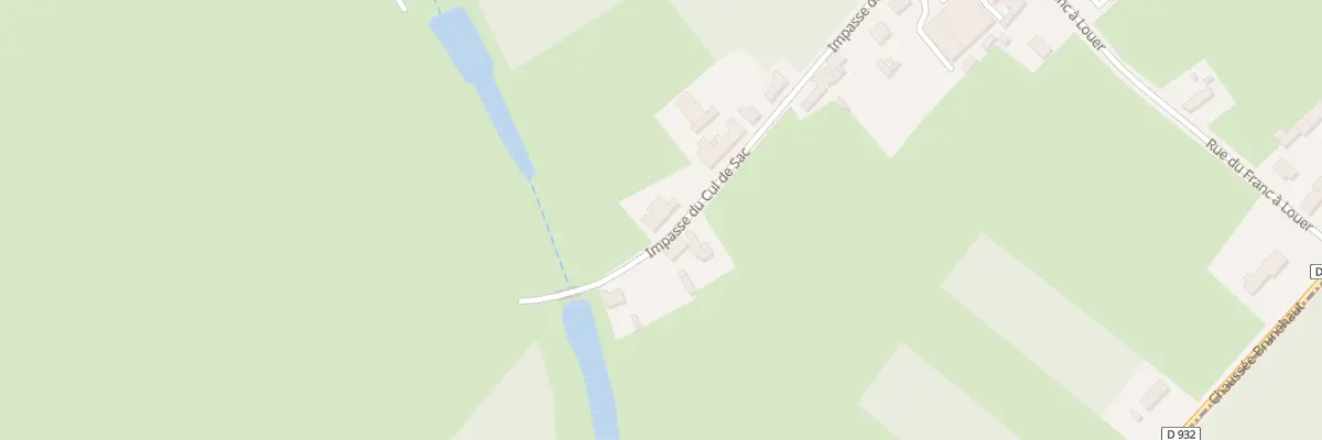 Plan du 22 Rue du Cul de Sac à Villereau
