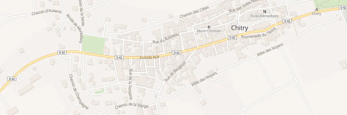 Plan du 41 Gr Grande Rue à Chitry