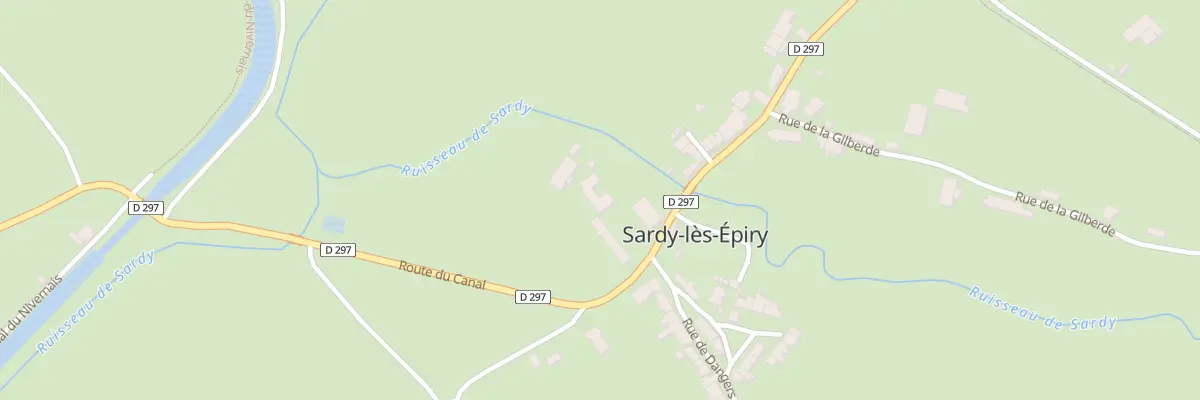 Plan du 1 Rte du Canal à Sardy-lès-Épiry
