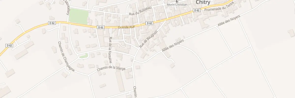 Plan du 15 Rue de Beugnon à Chitry