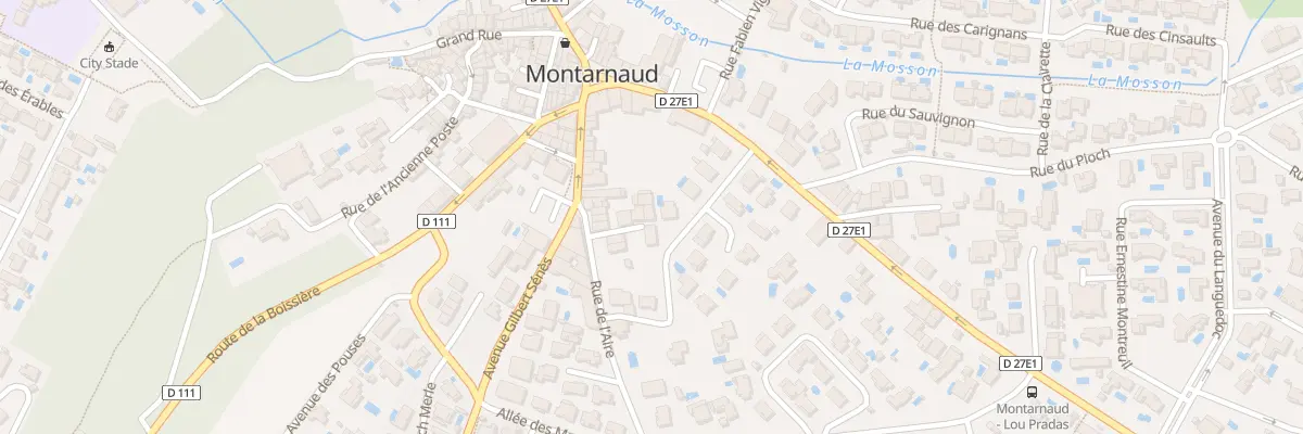 Plan du 3 Imp des Acacias à Montarnaud