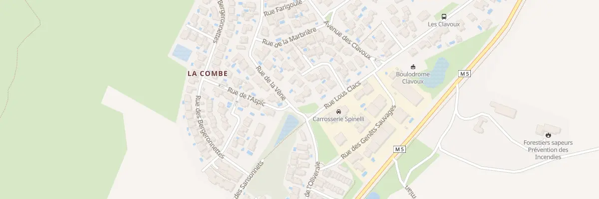 Plan du 2 Rue de la Vene à Cournonsec