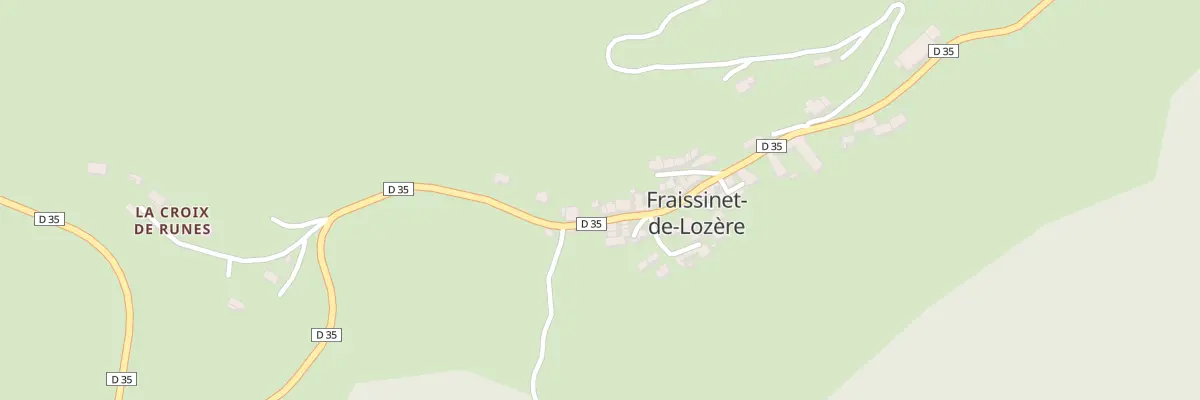 Plan du 439 Rue dels Fraïsses à Pont de Montvert - Sud Mont Lozère