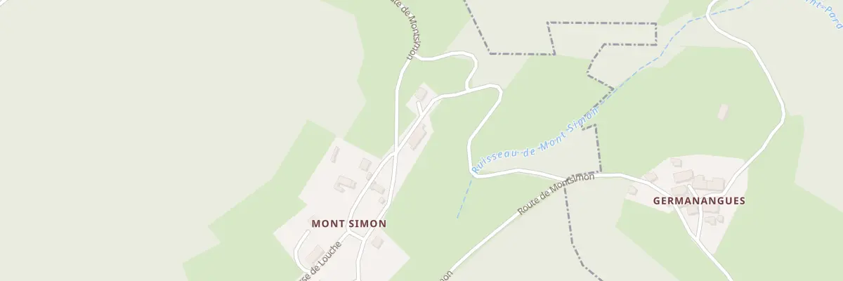 Plan du 5010 Mont Simon à Saint-Ferréol-des-Côtes