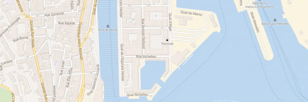Plan de Res Port Richelieu 2 à Sète