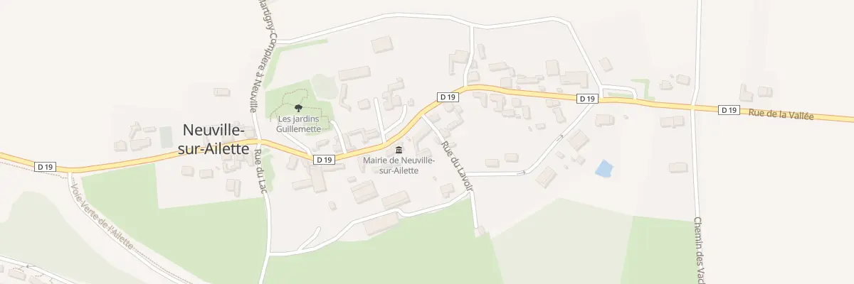 Plan du 21 Rue de la Vallée à Neuville-sur-Ailette