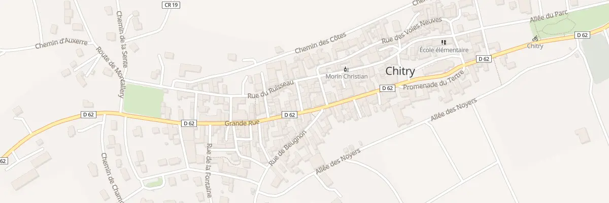 Plan du 2 Rle des Pignons à Chitry