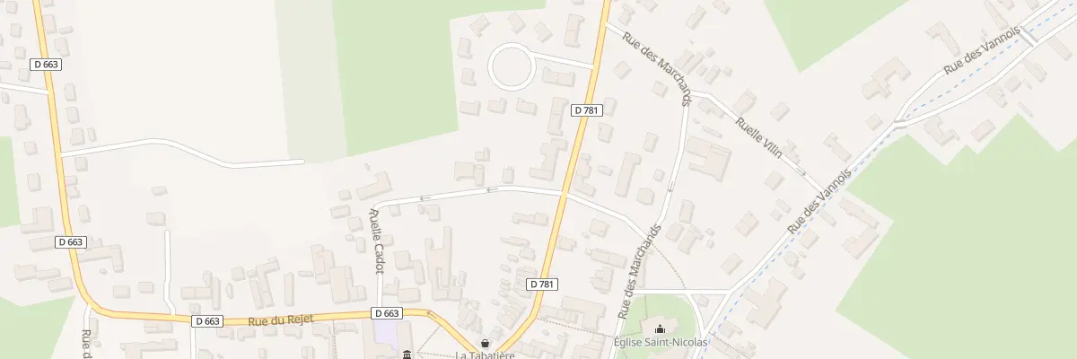 Plan du 29 Rue de Bergues à Boué