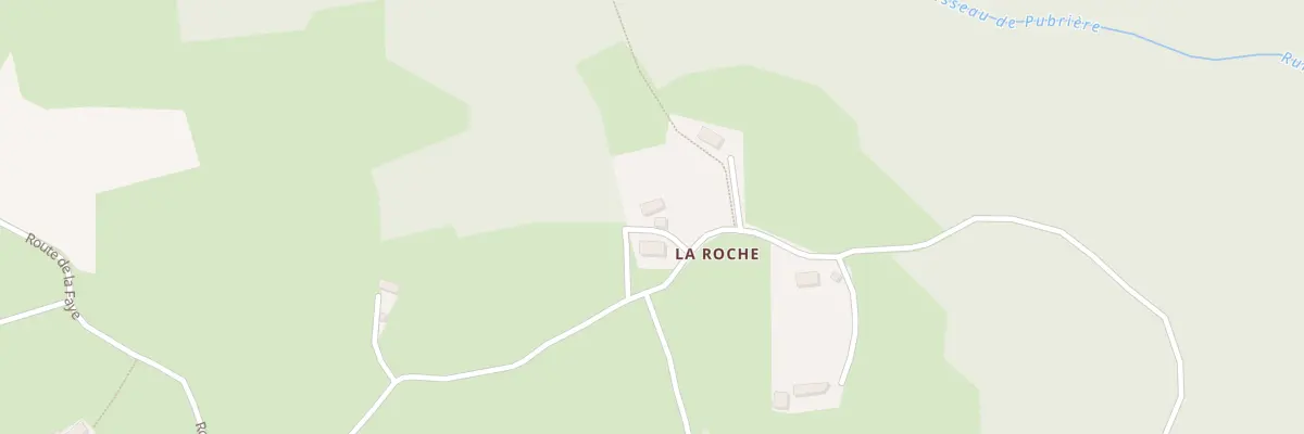 Plan du 5055 La Roche à Bertignat