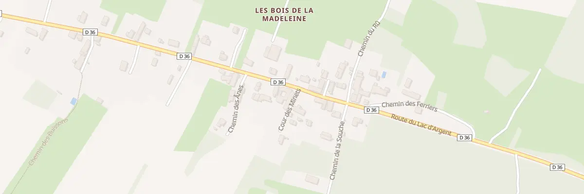 Plan du 9 Rte du Lac d’Argent à Vézelay