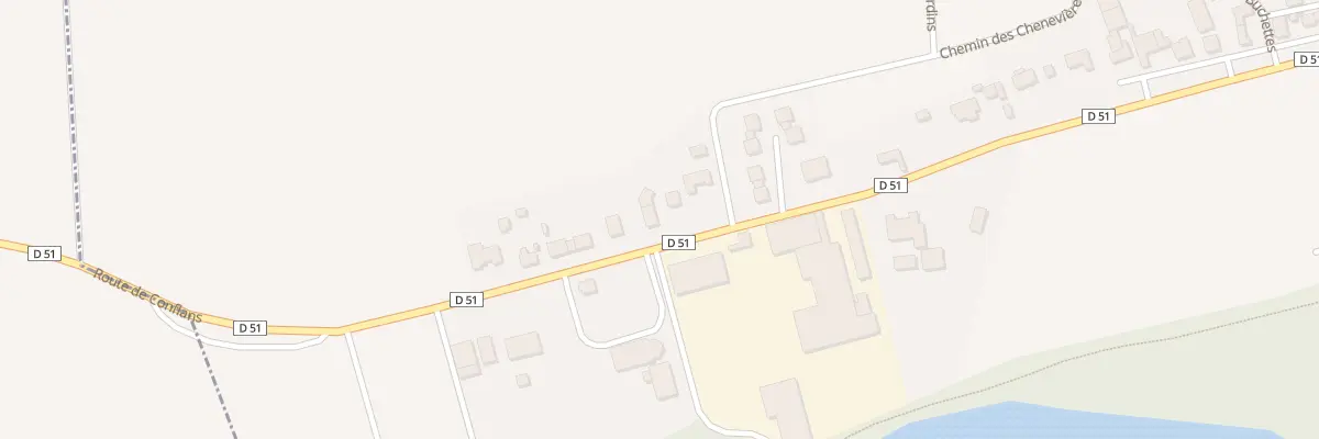 Plan du 6 Rte de Conflans à Marcilly-sur-Seine