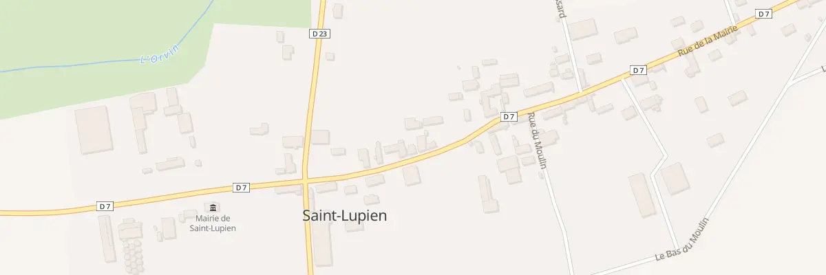 Plan du 11 Rue de la Mairie à Saint-Lupien