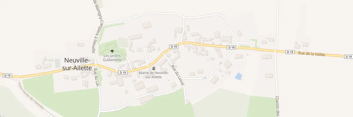 Plan du 19 Rue de la Vallée à Neuville-sur-Ailette