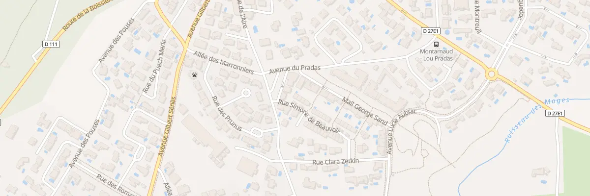 Plan du 29 Rue Simone de Beauvoir à Montarnaud