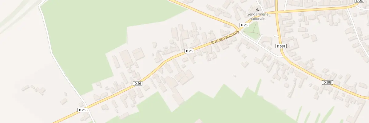 Plan du 15 Rue de Faucouzy à Sains-Richaumont