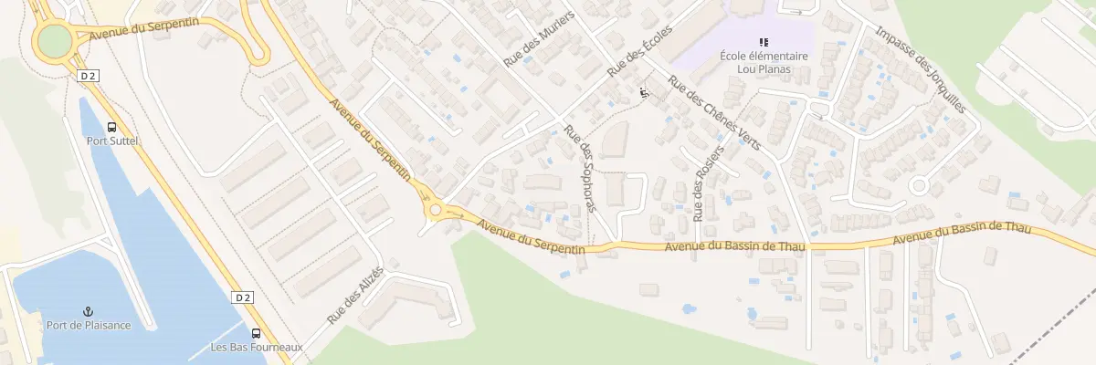Plan du 1B Rue des Sophoras Les Usines à Balaruc-les-Bains
