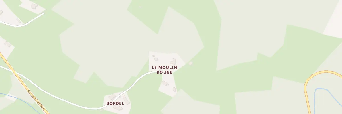 Plan du 5100 Moulin Rouge à Thiolières