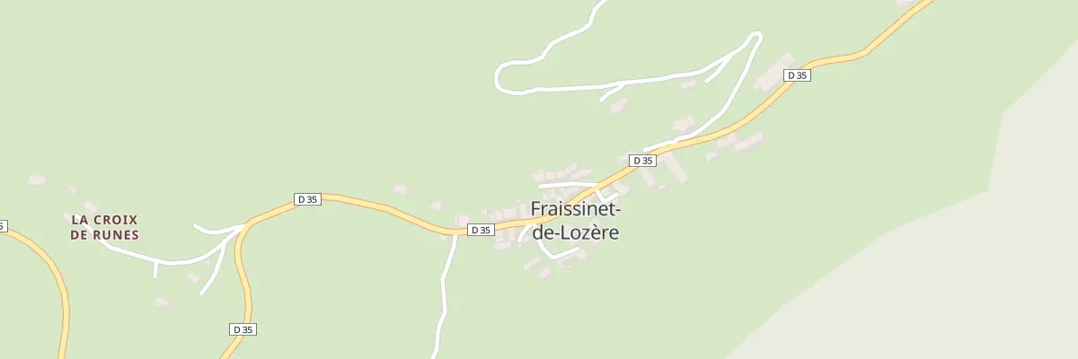 Plan du 52 Che Del Cros de Palhassa à Pont de Montvert - Sud Mont Lozère