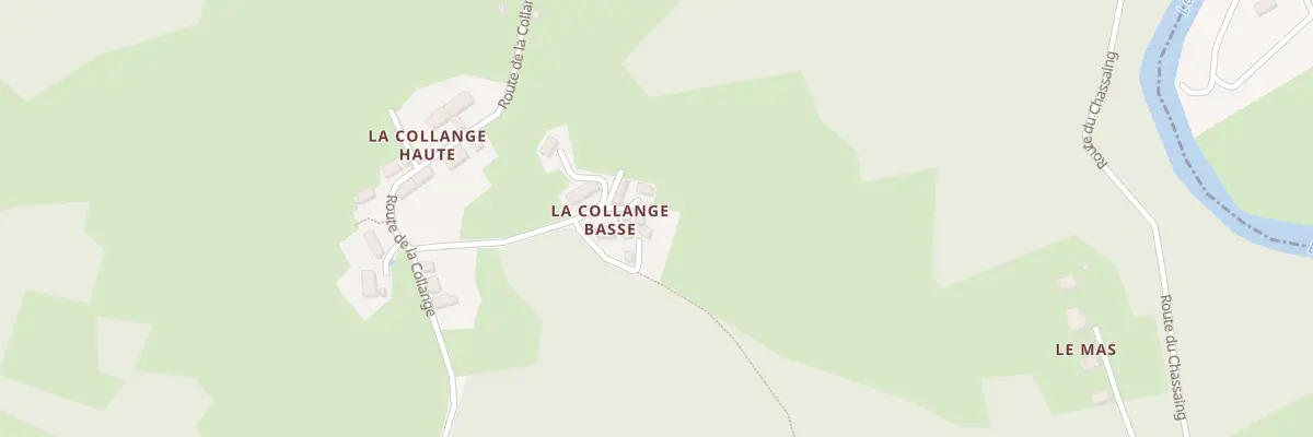 Plan du 5138 La Collange Basse à Bertignat
