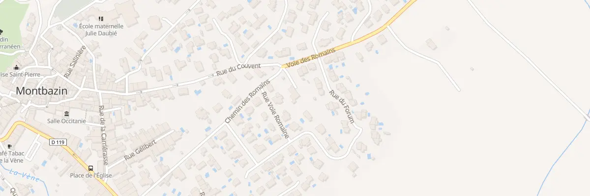 Plan du 5076 Les Salles à Montbazin