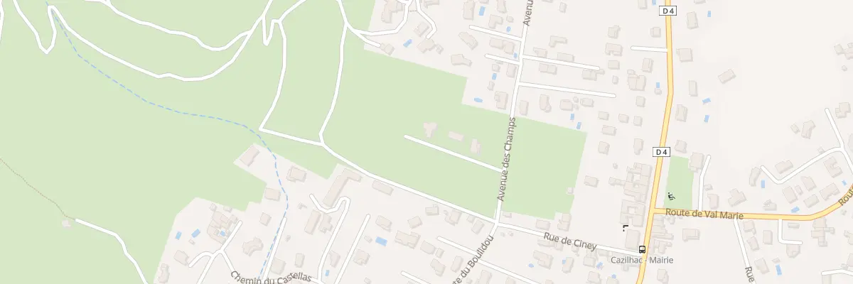 Plan du 59 Av des Champs à Cazilhac