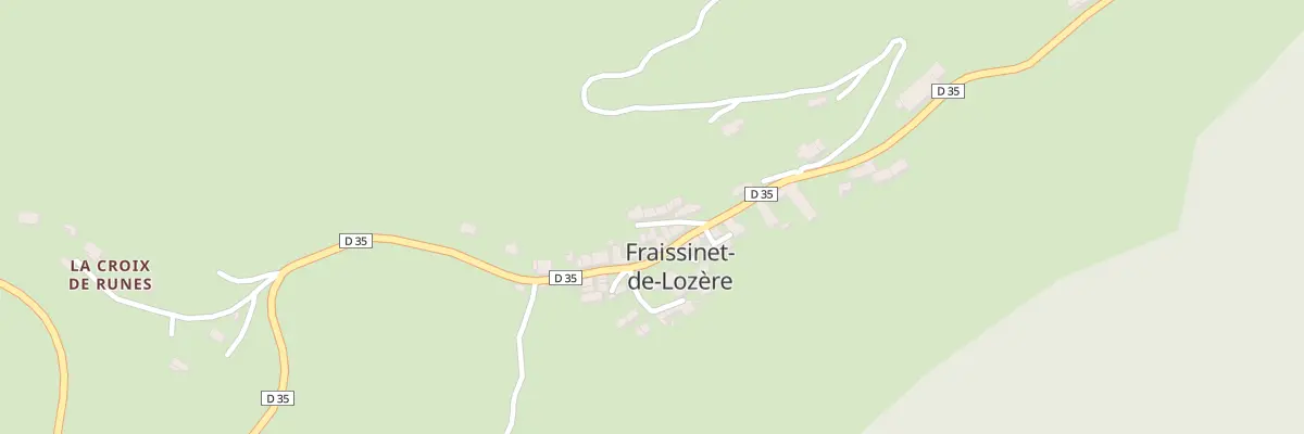 Plan du 35 Che Del Cros de Palhassa à Pont de Montvert - Sud Mont Lozère