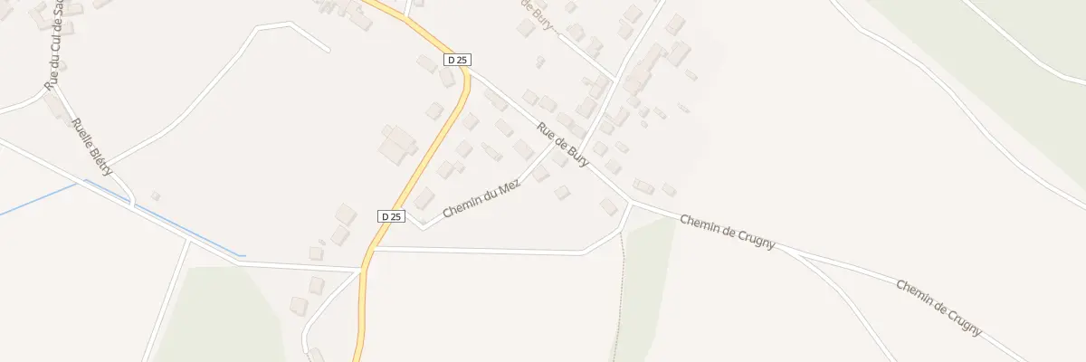 Plan du 4 Che du Mez à Courville