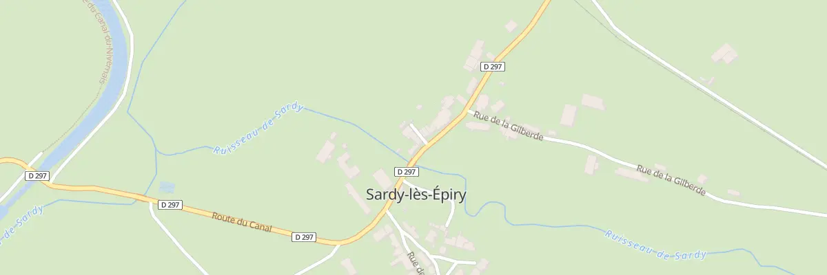 Plan du 5 Rte du Canal à Sardy-lès-Épiry