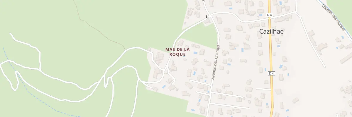 Plan du 113 Che du Mas de la Roque à Cazilhac