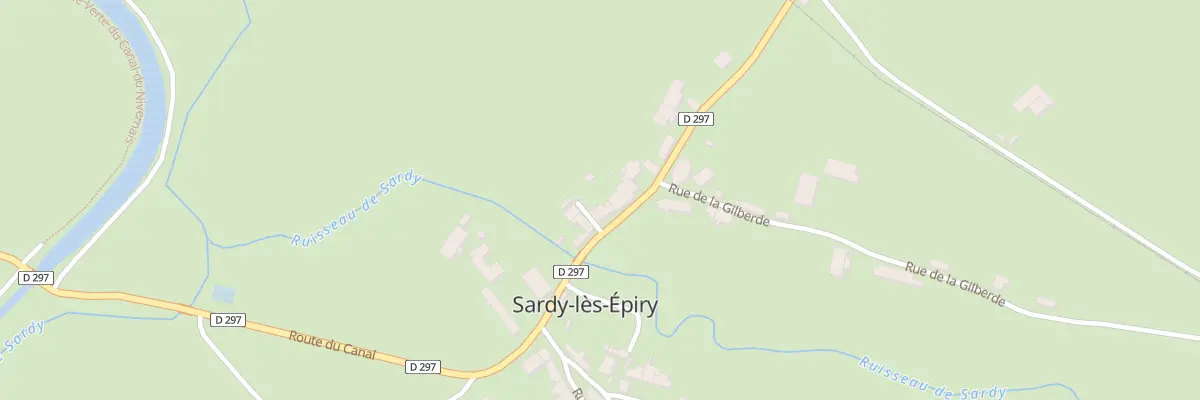Plan du 9 Rte du Canal à Sardy-lès-Épiry