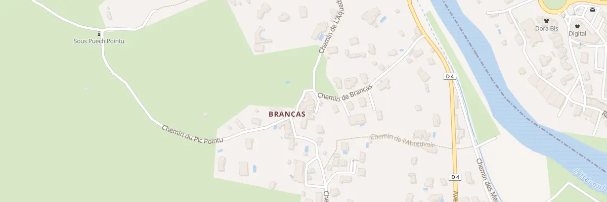 Plan du 269 Rte de Brancas à Cazilhac