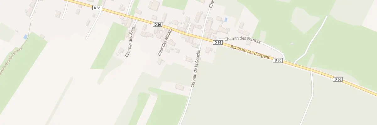 Plan du 6 Che de la Souche à Vézelay