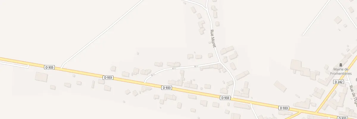 Plan du 18 Rue Moret à Fromentières