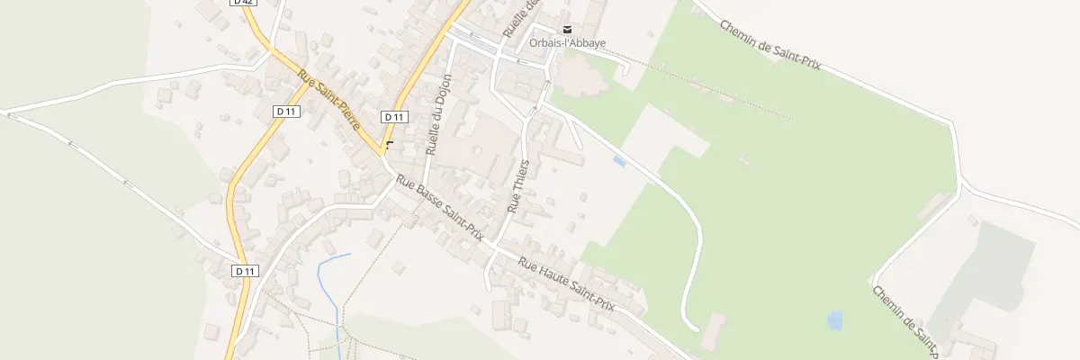 Plan du 1 Rue Thiers à Orbais-l’Abbaye