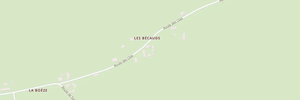 Plan du 5038 Les Becauds à Beaulon