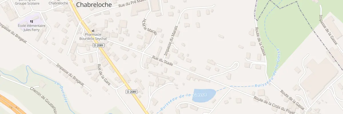 Plan du 38 Imp du Marais à Chabreloche