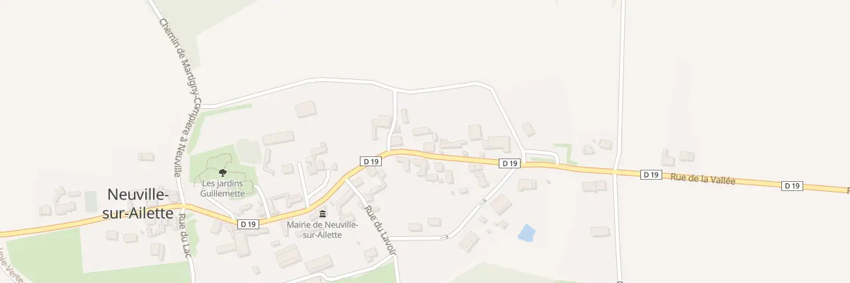 Plan du 10 Rue de la Vallée à Neuville-sur-Ailette