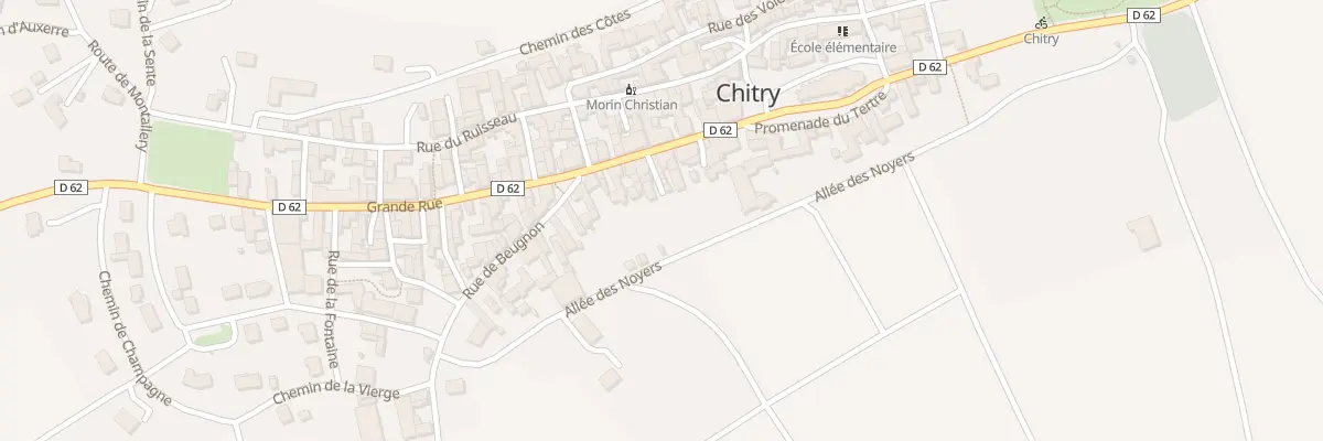 Plan du 23 Gr Grande Rue à Chitry