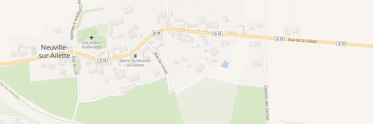 Plan du 9004 Rue du Lavoir à Neuville-sur-Ailette