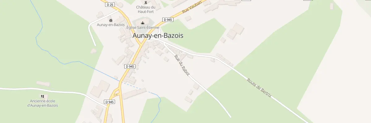 Plan du 30 Le Bourg à Aunay-en-Bazois