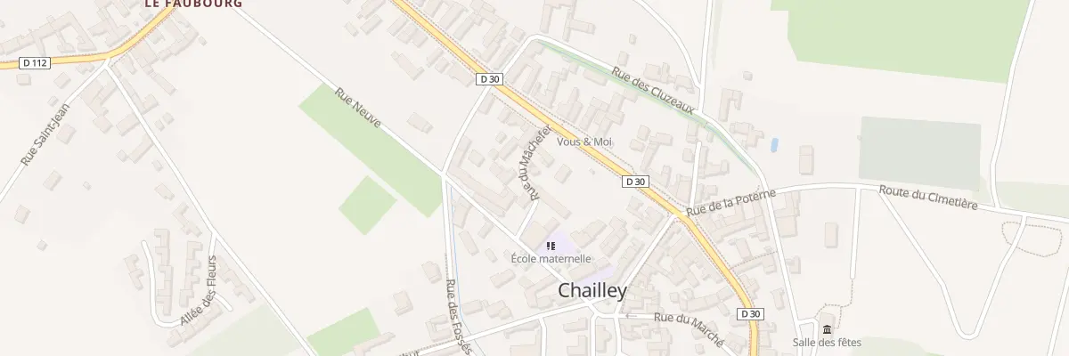 Plan du 3 Rue du Machefer à Chailley