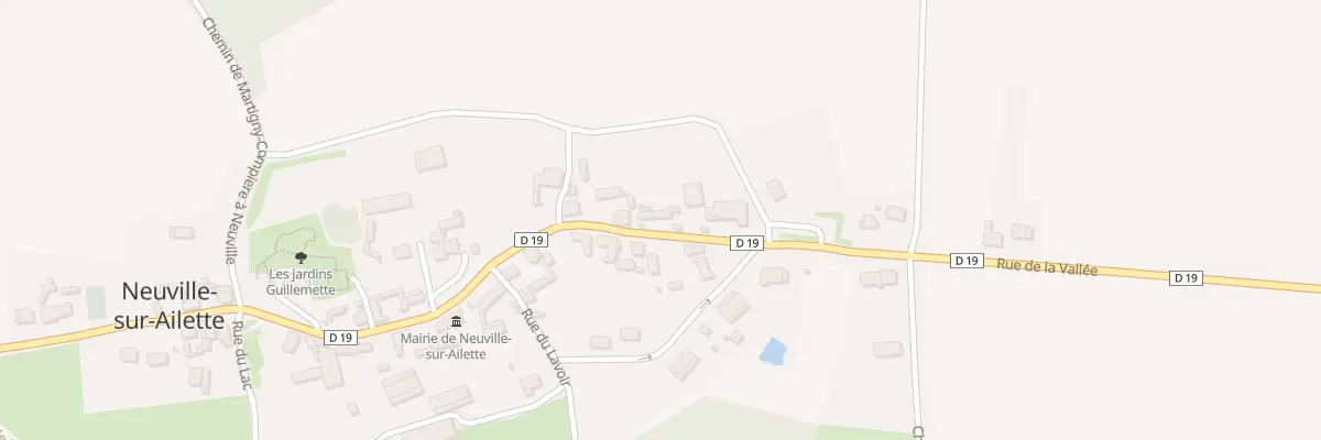 Plan du 8 Rue de la Vallée à Neuville-sur-Ailette
