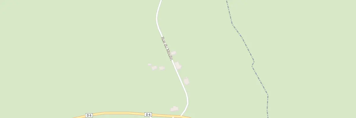 Plan du 6 Rue du Moulin à Ruages