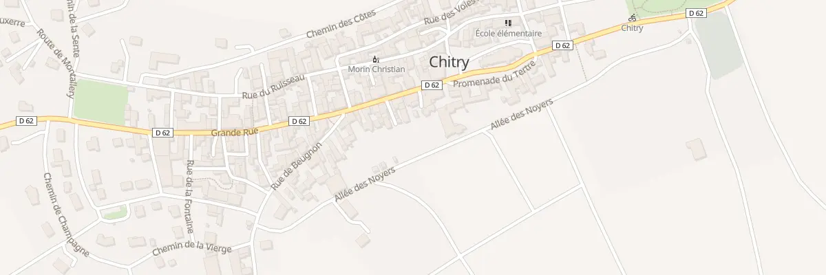 Plan du 19 Gr Grande Rue à Chitry