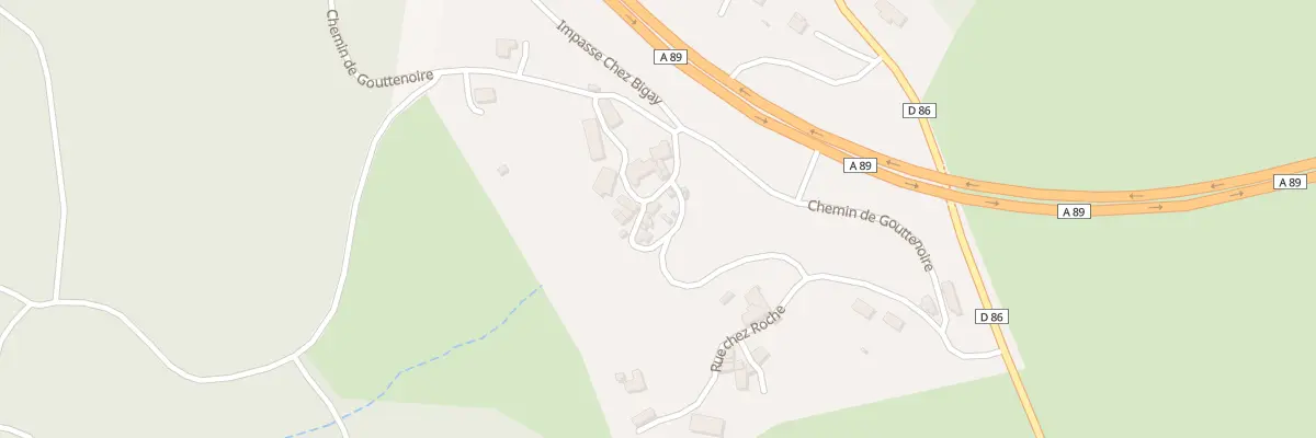 Plan du 5175 Gouttenoire à Chabreloche