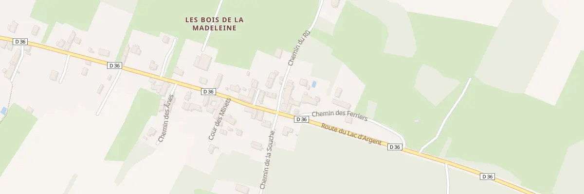 Plan du 2 Les Bois de la Madeleine à Vézelay