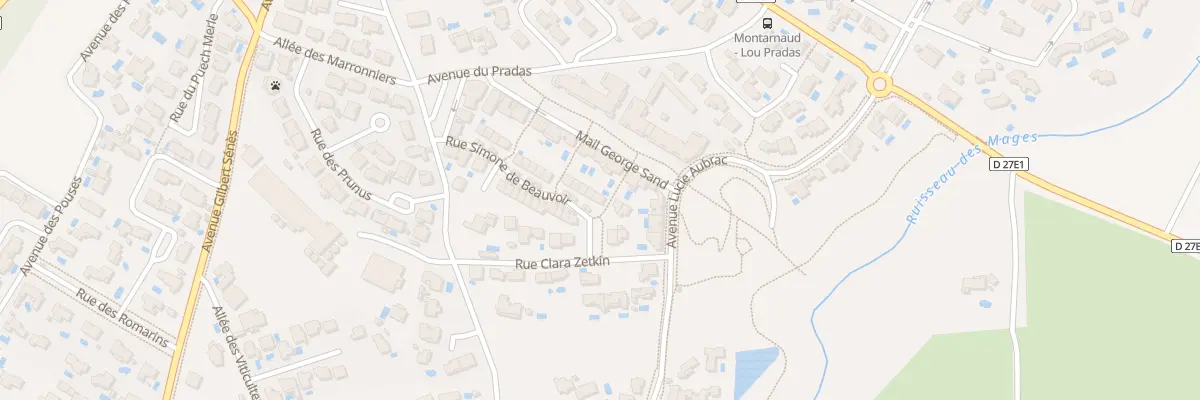 Plan du 155 Rue Simone de Beauvoir à Montarnaud