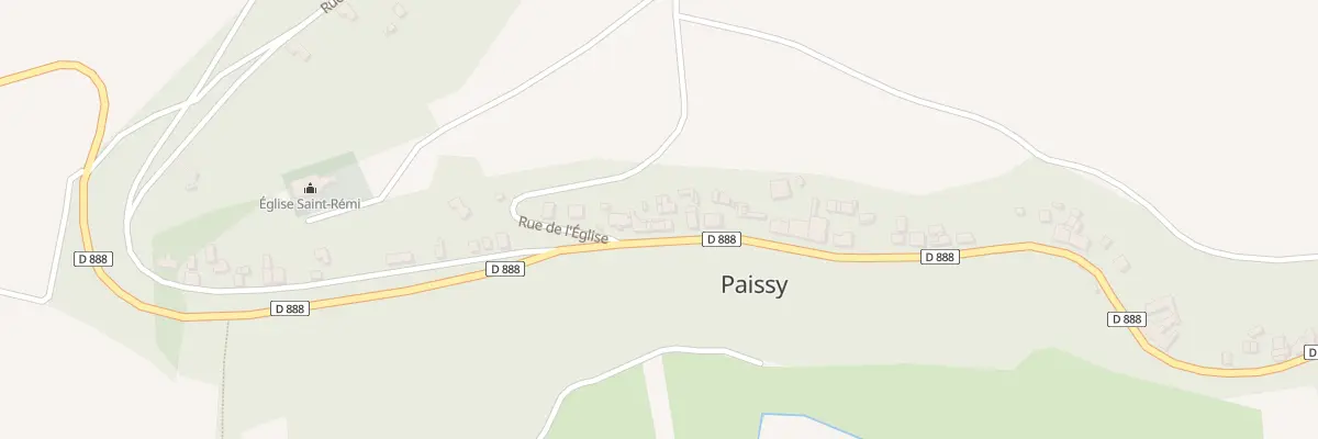 Plan du 1B Rue Principale à Paissy