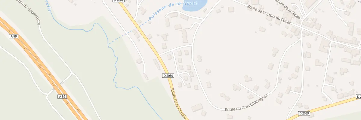 Plan du 3 Lot Hameau du Gros Chataignier à Chabreloche